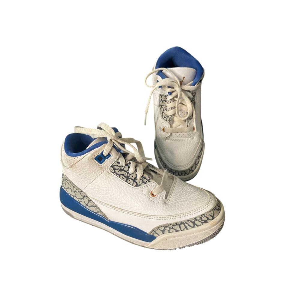 Nike Air Jordan 3 Retro “Wizards” boys sneakers -size 10.5C